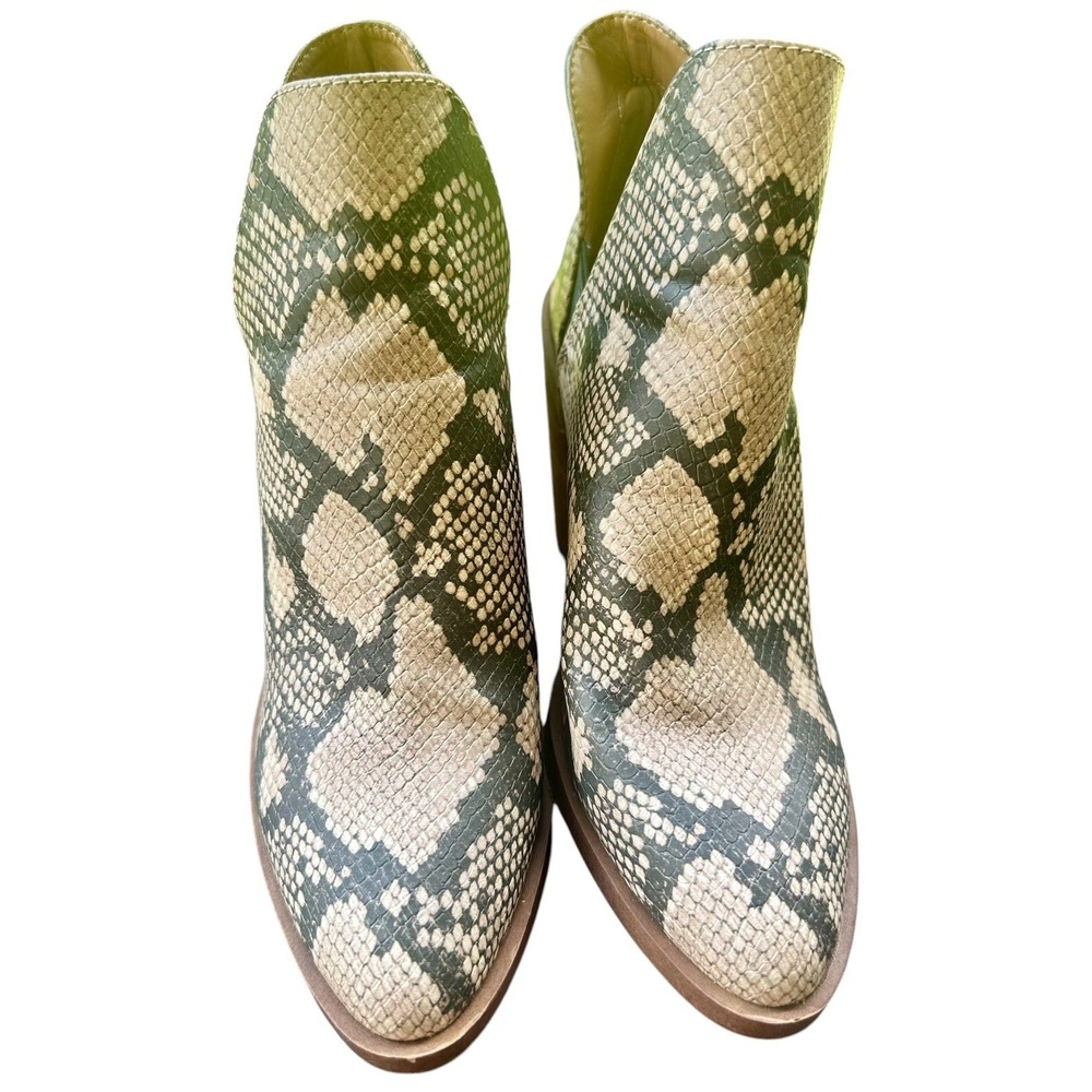Steve Madden faux snake skin leather boots size 8 - Picture 2 of 8